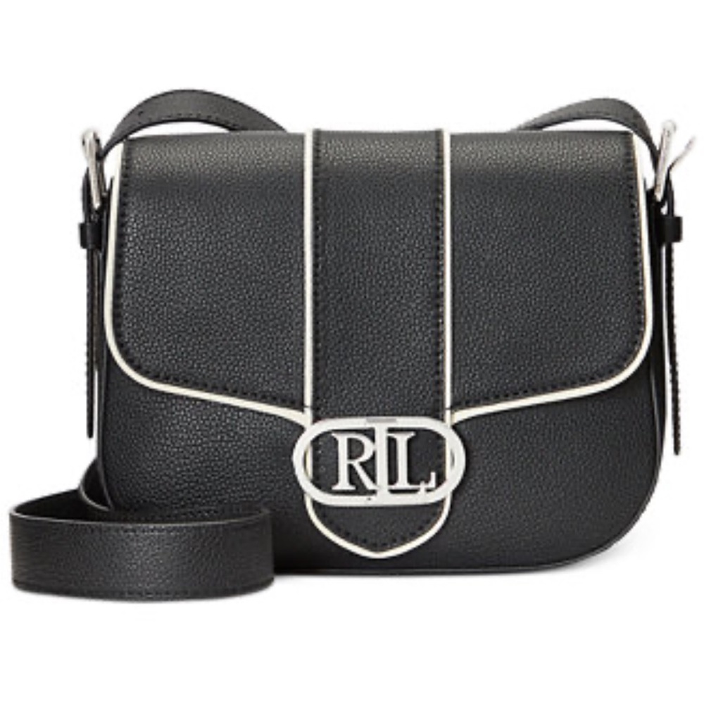 Ralph Lauren Addie Leather Crossbody Bag - Picture 1 of 12